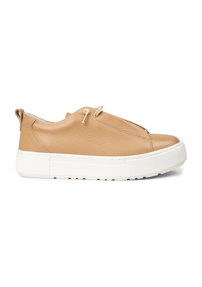 Deery Kadın Bej Hakiki Deri Sneaker Ayakkabı - R2401zbejc01 Bej