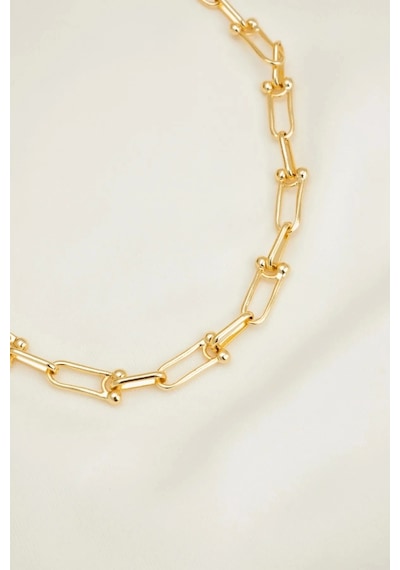 Tiffany Model Gold Kolye Çok Renkli