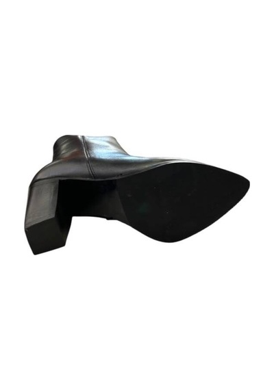 Kemal Tanca 845 61357407 Kadın Hakiki Deri Bot Siyah Deri