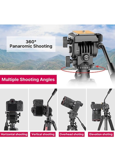Ulanzi U-select Vt-02 Hafif Taşınabilir 360 Alüminyum Tripod Monopod