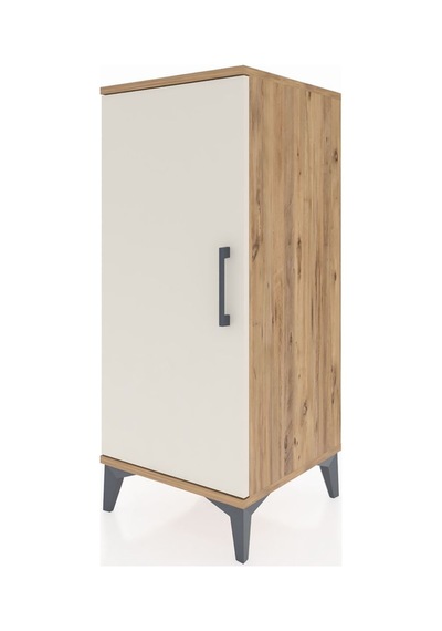 Hyperion Komodin 2 Raflı Tek Kapaklı 44x44x106 Çam-aytaşı Çam