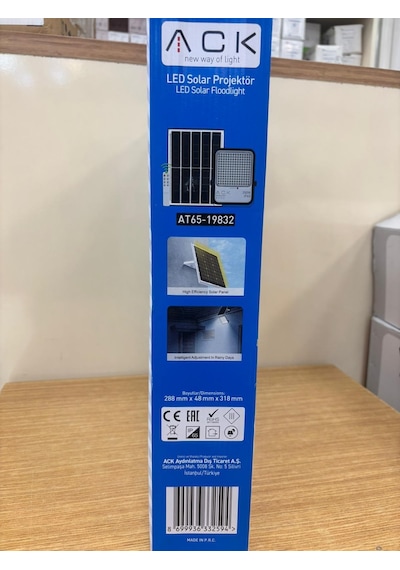 Ack 350w Lensli Solar Led Projektör 6500k