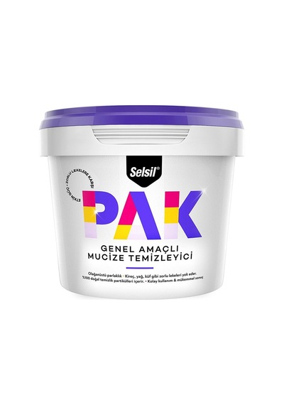 Selsil Pak Temizleyici 500gr Genel - 12'li Paket Diğer
