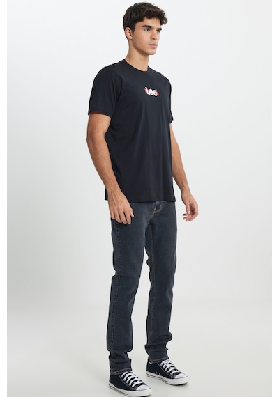 Lee T-shirt Siyah Erkek Kısa Kol T-shirt Siyah