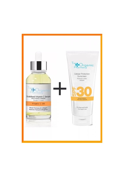 The Organic Pharmacy Cellular Protection Güneş Kremi SPF30 100 ML + Vitamin C Serum 30 ML