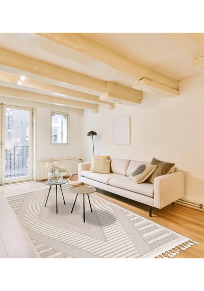 Dolce Vita Halı Nordic 488 Chestnut İskandinav Halı Bej