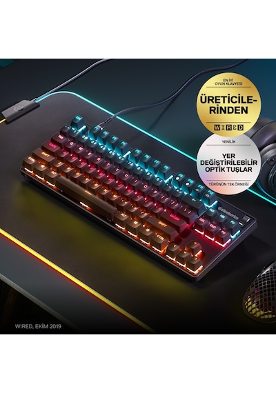 Steelseries Apex 9 TKL RGB UK Mekanik Oyuncu Klavye