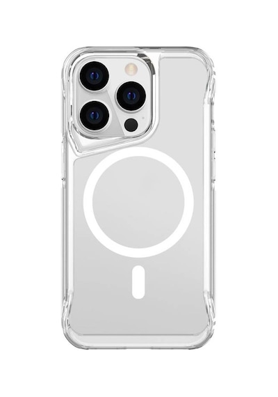 Apple Uyumlu iPhone 13 Pro Kılıf Ultra Sert Magsafe Özellikli Şeffaf Premium Silikon Kapak Ryc/magsafe T-max Şeffaf