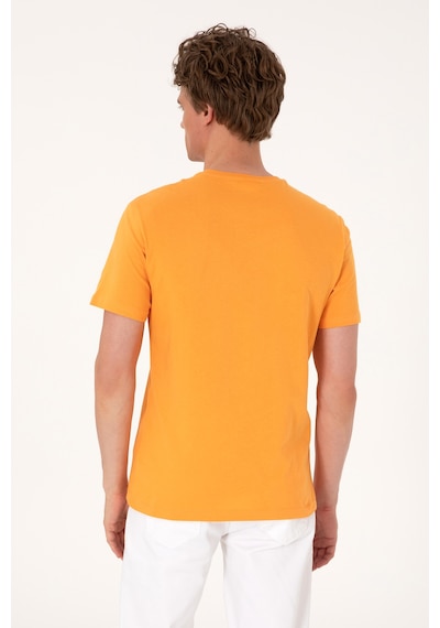 U.s. Polo Assn. Erkek Turuncu Tişört 50306966-vr051 Turuncu