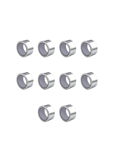 Omeyva Alüminyum Bant Soba Boru Yanmaz Tamir Bandı / 45 Mm X 20 Metre - 10 Rulo