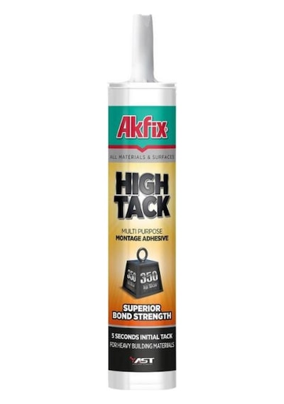 Akfix High Tack Ultra Güçlü Montaj Yapıştırıcı Beyaz 290ml Beyaz