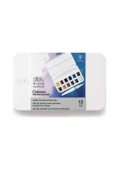 Winsor Newton Cotman 12'li Pocket Brush Sulu Boya Seti Diğer
