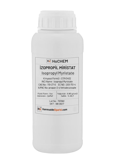 Hochem İzopropil Miristat Ipm Cas No 110-27-0 500 G