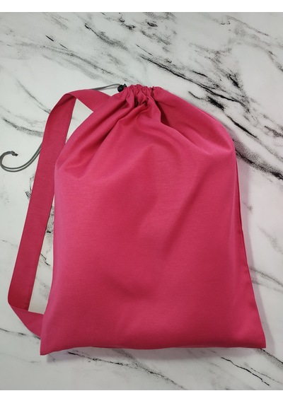 Fancyagnes El Yapımı Duck Kumaş Keten Pembe Askılı Çamaşır Oyunca