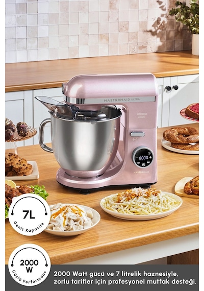 Karaca Mastermaid Chef Ultra D2000 W Dijital Ekranlı Hamur Yoğurma Makinesi