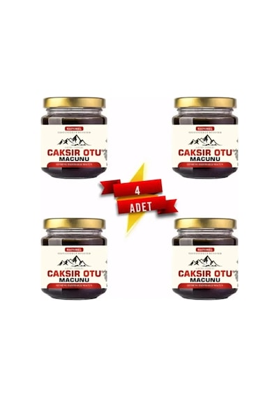 Erkeklere Özel 24 Saat Hatay Yöresi Çakır Otu Macunu 240 Gr X 4 Adet