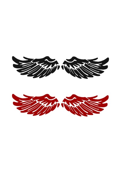 Kanat Sticker (2'Li Takım) Araba Sticker Kanat Araba Sticker