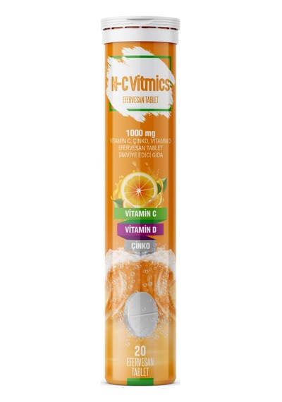 N-C Vitmics 1000Mg C Vitamini 20 Efervesan Tablet