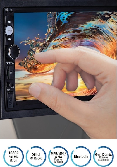 Goldmaster D-6016 Double Din Oto Teyp 3002167