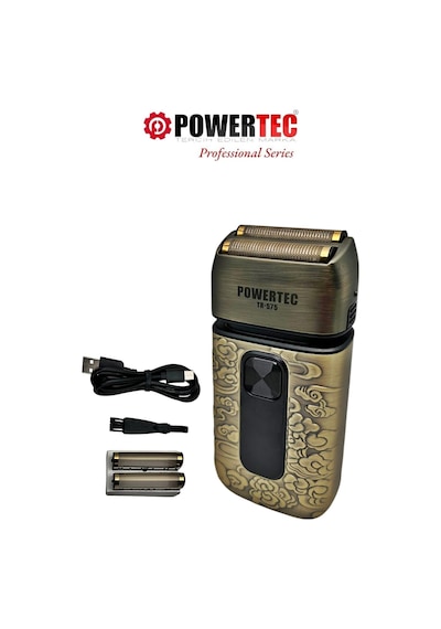 Powertec TR-575 Profesyonel Günlük Sakal Tıraş Makinesi + Yedek Başlık