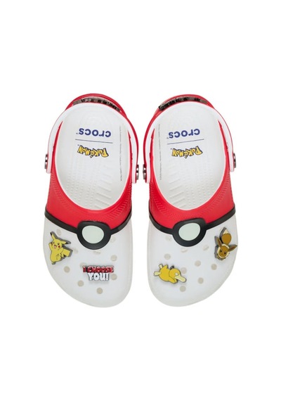 Crocs Pokemon Poke Ball Classic Clog Çocuk Terlik 213596-90h Multi-24724 Kırmızı - Beyaz Crocs Pokemon Poke Ball Classic Clog Çocuk Terlik 213596-90h Multi-24724 Kırmızı - Beyaz