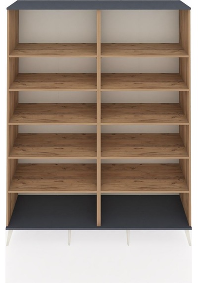 Hyperion Gardrop 10 Raflı 176x44x221 Çam-antrasit/çam Antrasit/çam Hyperion Gardrop 10 Raflı 176x44x221 Çam-antrasit/çam Antrasit/çam