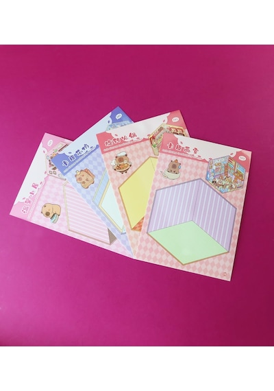 Dıy Kendin Yap Capybara 5d Sahne Sticker Seti 8 Sayfa 4 Sahne + 4 Sticker 1