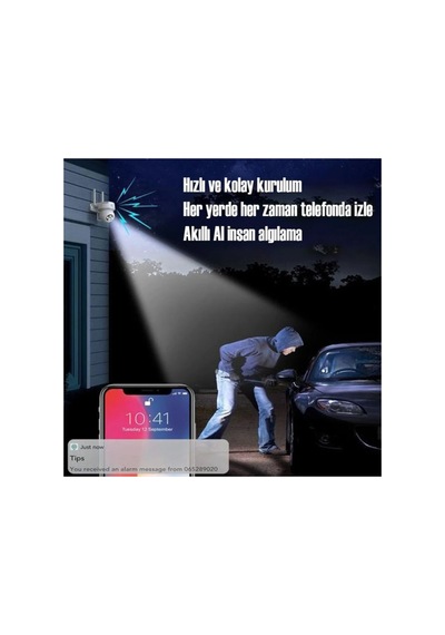 Ct-4051 Dış Mekan Akıllı Kamera Full Hd 1080p Ip66
