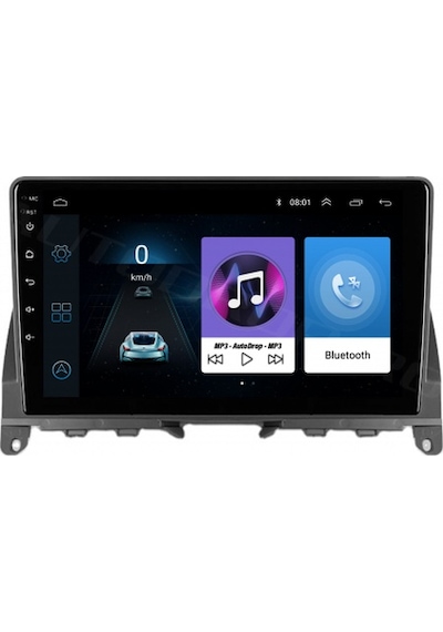 Mercedes C Class 2006-2011 Android 4 Gb Ram + 64 Gb Rom Carplay Multimedya