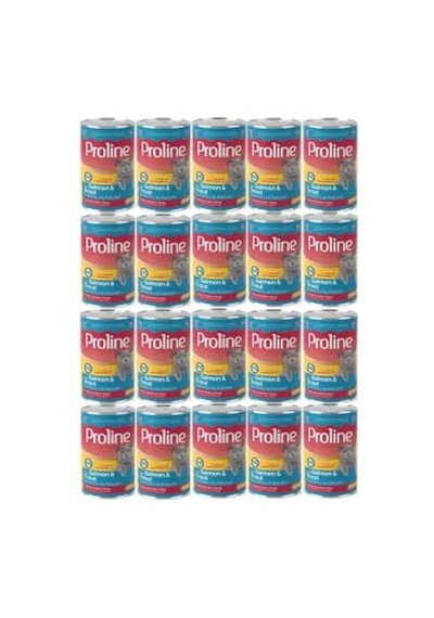 Proline Somonlu Ve Alabalıklı Yetişkin Kedi Konservesi, 400 Gr, 20 Adet Pr-k400y