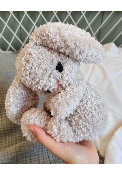 Oliver The Bunny Peluş Oyuncak Açık Gri