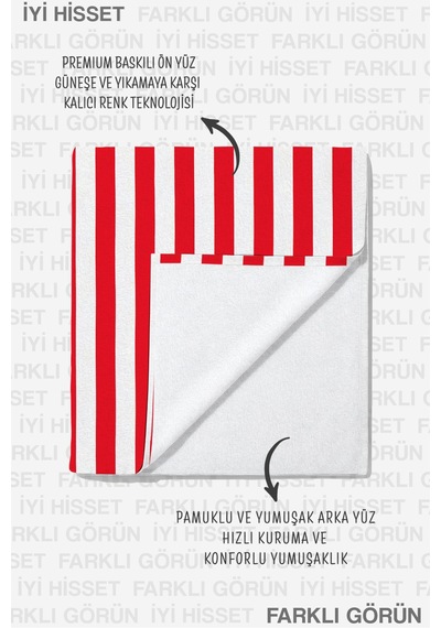 Çizgili Beach Please Modern Plaj Havlusu-kırmızı Beyaz Minimal Havuz Deniz Hızlı Kuruyan Örtü Havlu Dumanlı Esinti Çizgili Beach Please Modern Plaj Havlusu-kırmızı Beyaz Minimal Havuz Deniz Hızlı Kuruyan Örtü Havlu Dumanlı Esinti
