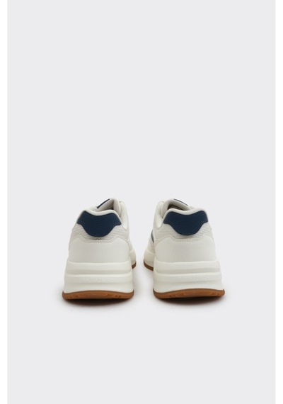 Derinet Humtto Bağcıklı Erkek Sneaker Bej Mavi Bej Mavi