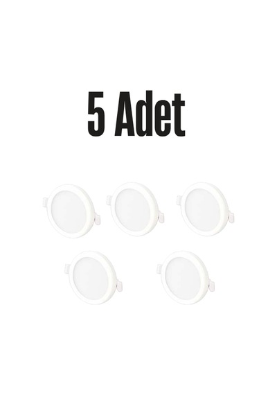 Ct-5646plus Led Panel Ayarlanabilir Spot 5adet - 9 W Beyaz