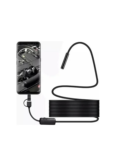 Vtn-02 Endoskop Yılan Video Kamera Led Li 2 Metre 7 Mm Sert