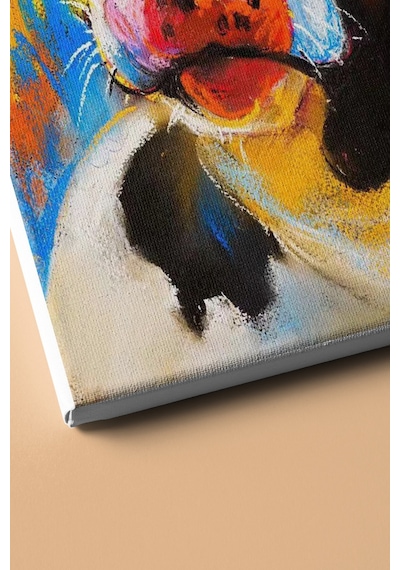 Webstyle Sayılarla Boyama Seti Kasnaklı Alaca Inek 60 X 75 Cm