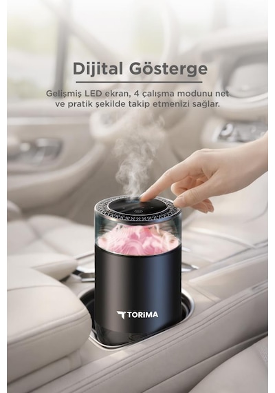 Araç İçi Aroma Difüzörü Hava Nemlendirici Şarjlı Oda Ve Araba Kokusu Tcf01 Qıngyıng Weıyang
