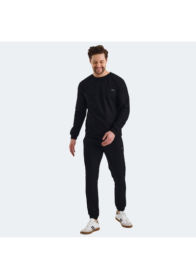 Slazenger KINGDOM IN Erkek  Siyah Eşofman Takımı