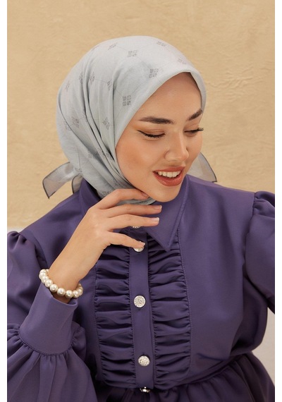 Silk Home Olinda Eşarp - Gri - Gri