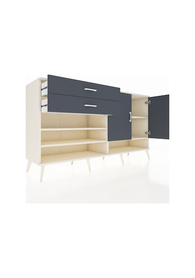 Hyperion Konsol 4 Raflı 2 Çekmeceli 2 Kapaklı 176x44x99 Aytaşı-an Aytaşı-antrasit Hyperion Konsol 4 Raflı 2 Çekmeceli 2 Kapaklı 176x44x99 Aytaşı-an Aytaşı-antrasit