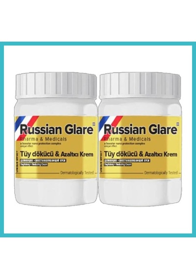 Bezos Russ Glare Tüylere Krem Nano 2 Adet X 50 Ml Russ Merhemi Dfnbez