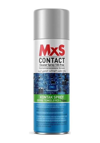 Mxs Kontak Sprey Devre Temizleyici - Yağsız 200Ml 70501