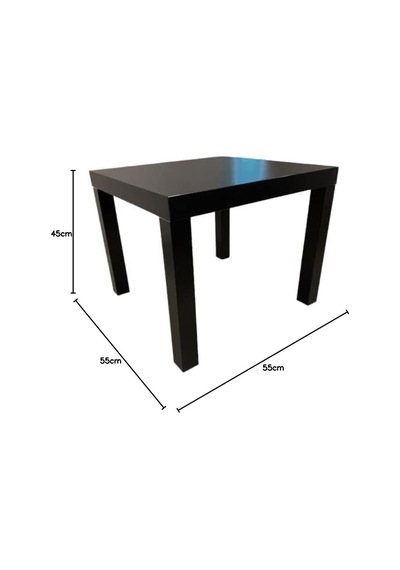 Ikea Lack Sehpa/sehpa, Küçük, Siyah Çok Renkli