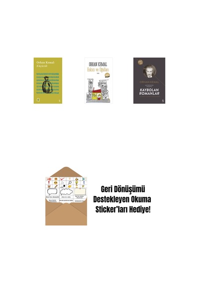 Everest Açıkhava 13 - Küçücük + Eskici Ve Oğulları Midi Boy + Kaybolan Romanlar + Okuma Sticker'ları