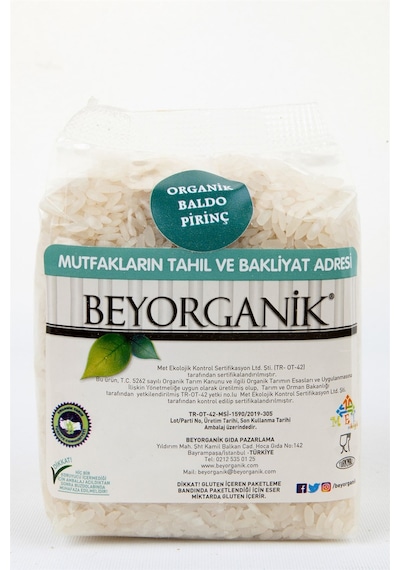 Beyorganik Organik Baldo Pirinç 500 G