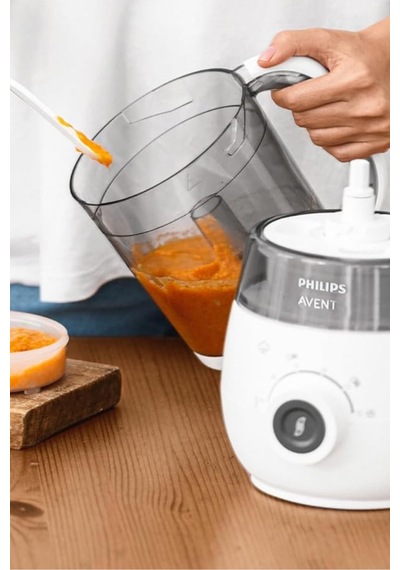 Philips 4'ü 1 Arada Bebek Maması Hazırlayıcı Buharlı Pişirme & Mikser