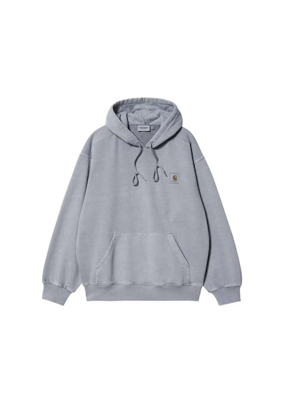 Carhartt Wıp Pamuklu Gri Kapüşonlu Vista Sweatshirt - Doğru Beden Seçimi İle Rahat Tasarım