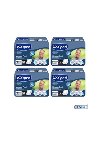 Canped Mesane Pedi Erkek 12 Li X 4 Adet PKT.CANPED.137 M
