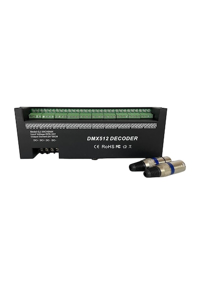 DMX 512 Decoder 30 Kanal DMX 512 Led Kontrol 30x2 Amper