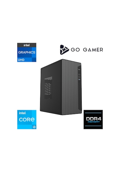 Go Gamer E02 i3-10100 8 GB 512 GB SSD Free Dos Oem Paket Masaüstü Oyuncu Bilgisayarı